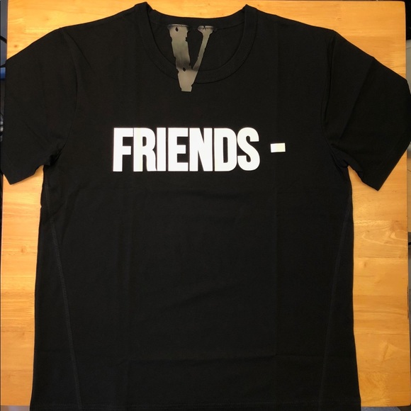 Vlone Friends Tee Black on Sale, 56 